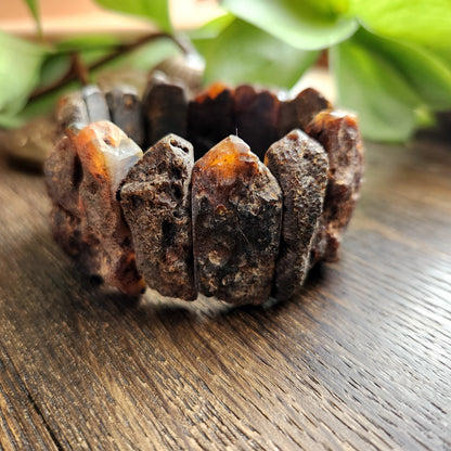 Bracelet en Ambre brut - n°1