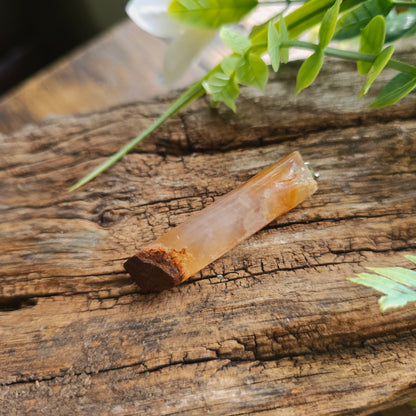 Pendentif Totem en Agate miel