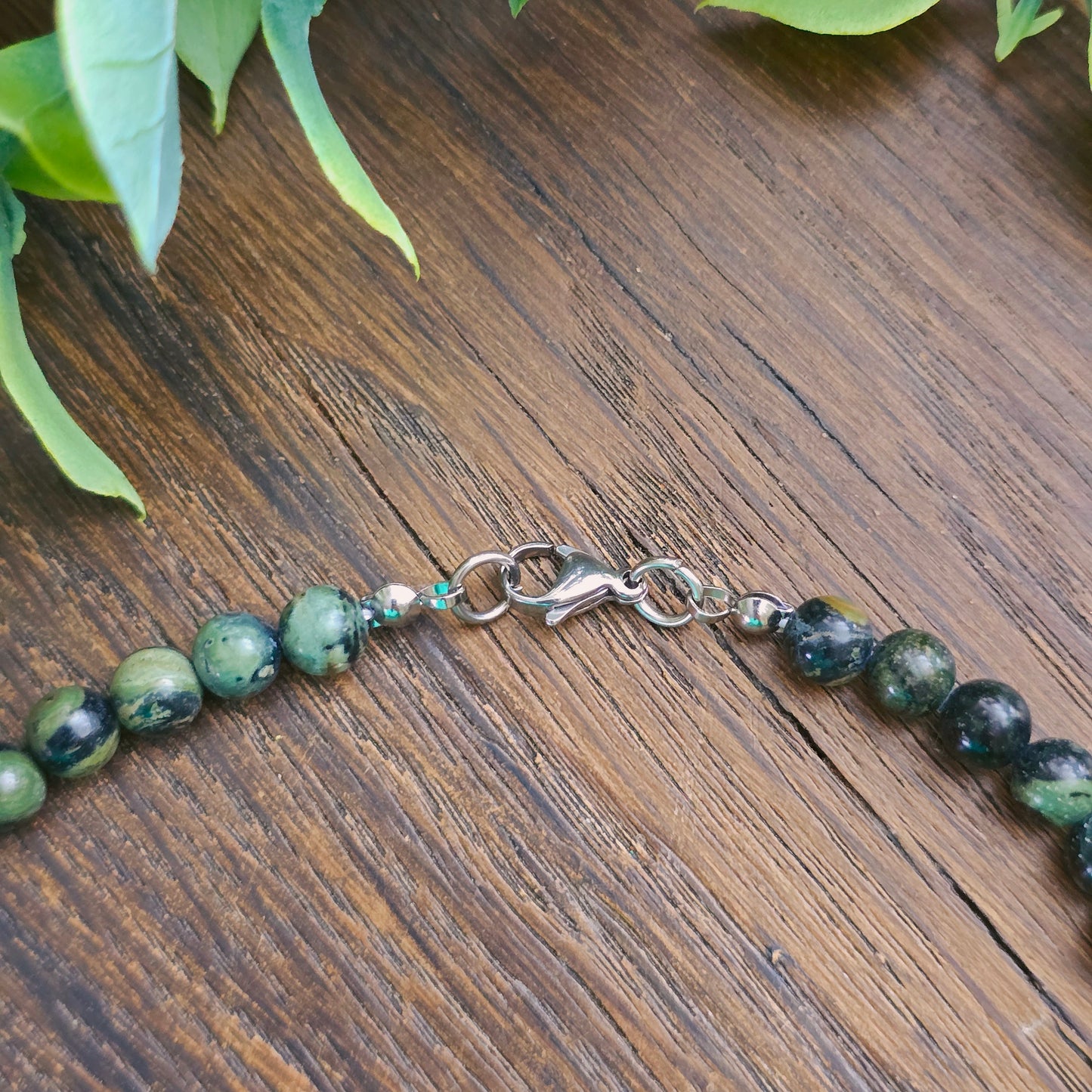 Collier en Jaspe Kambaba