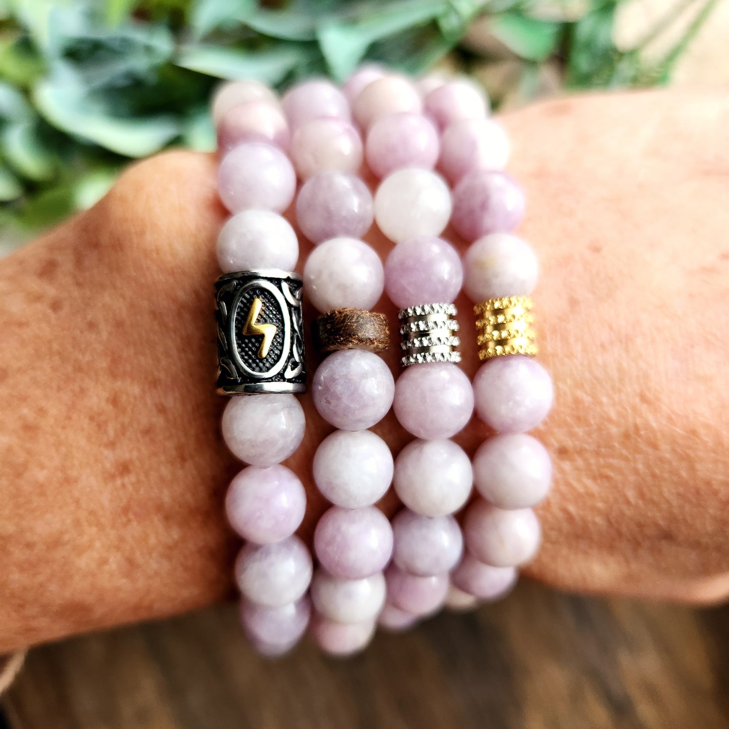 Bracelet en Kunzite - 8mm