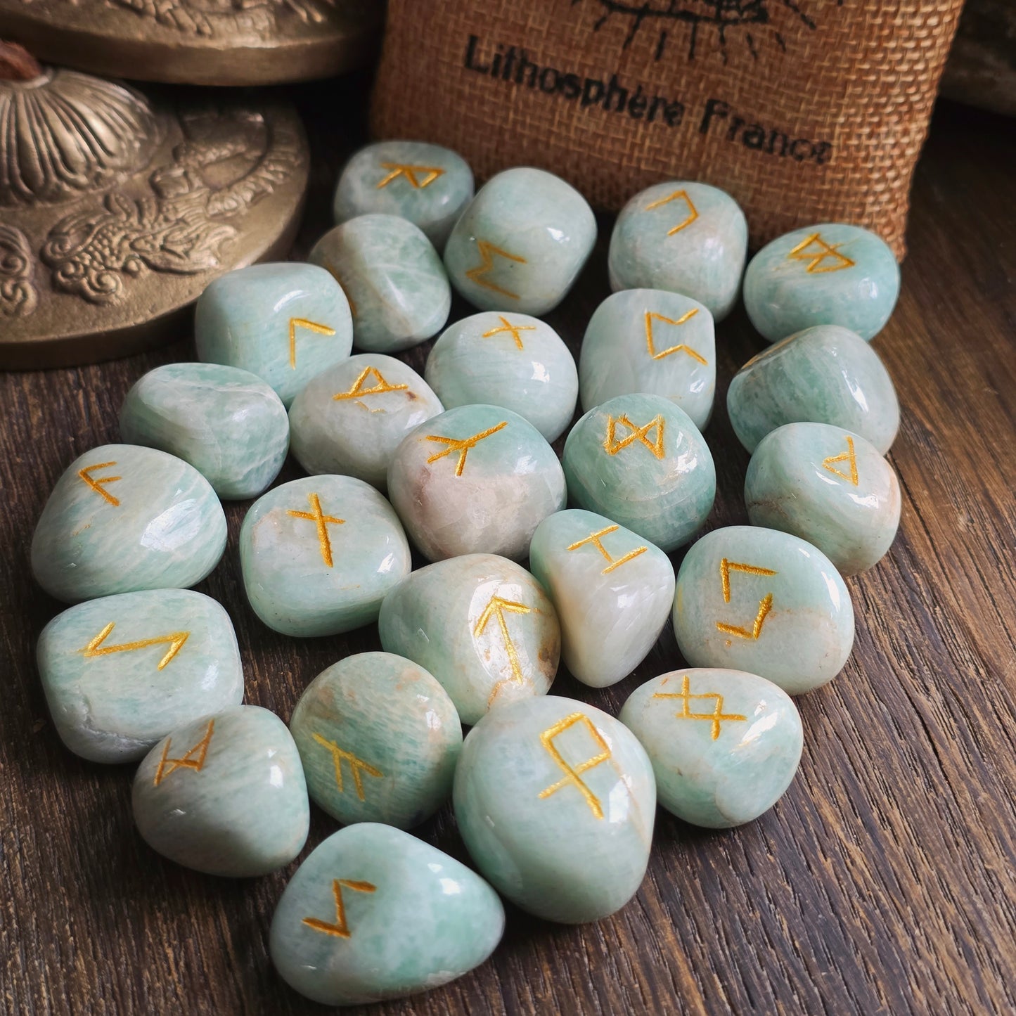 Runes en Amazonite