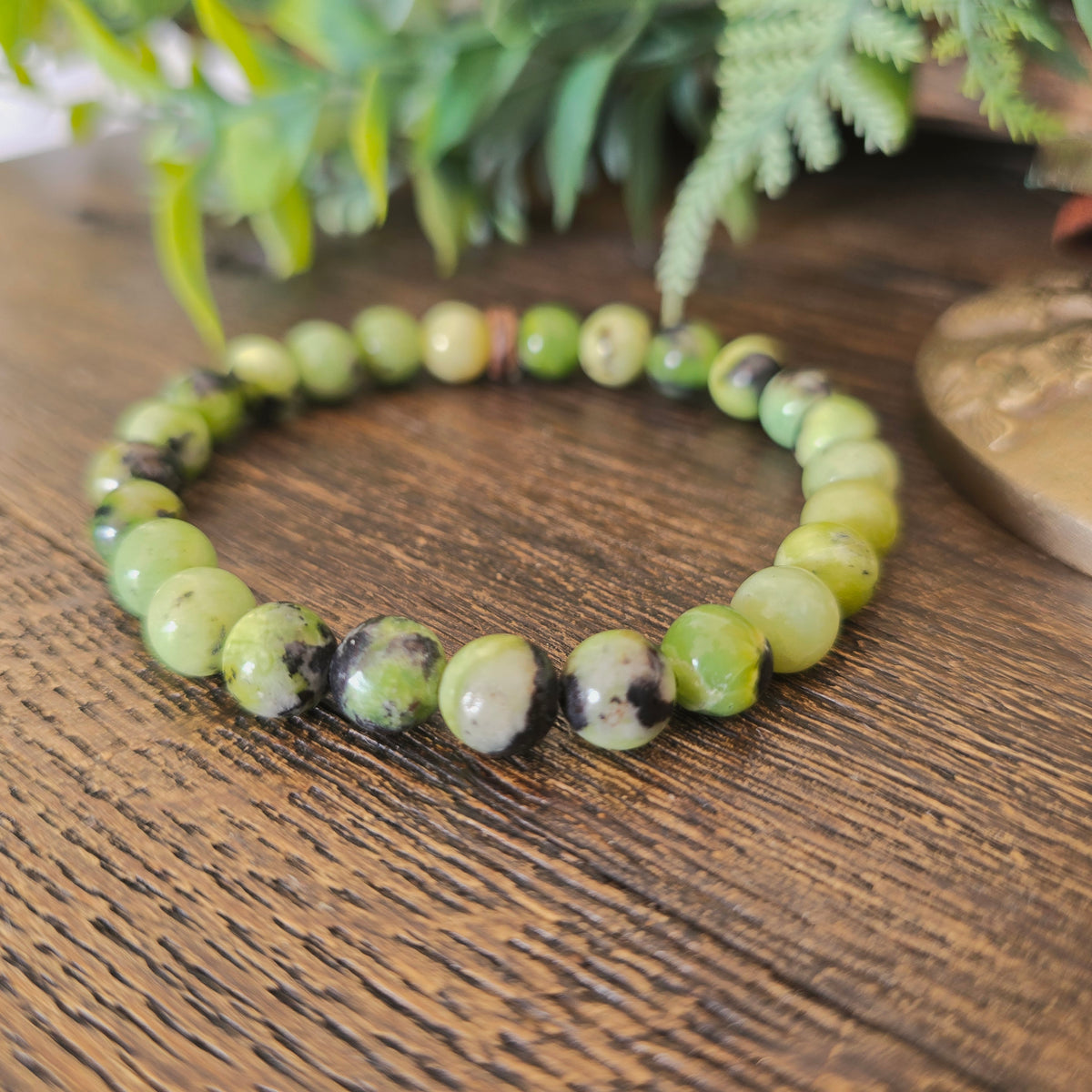 Bracelet en Chrysoprase - 8mm