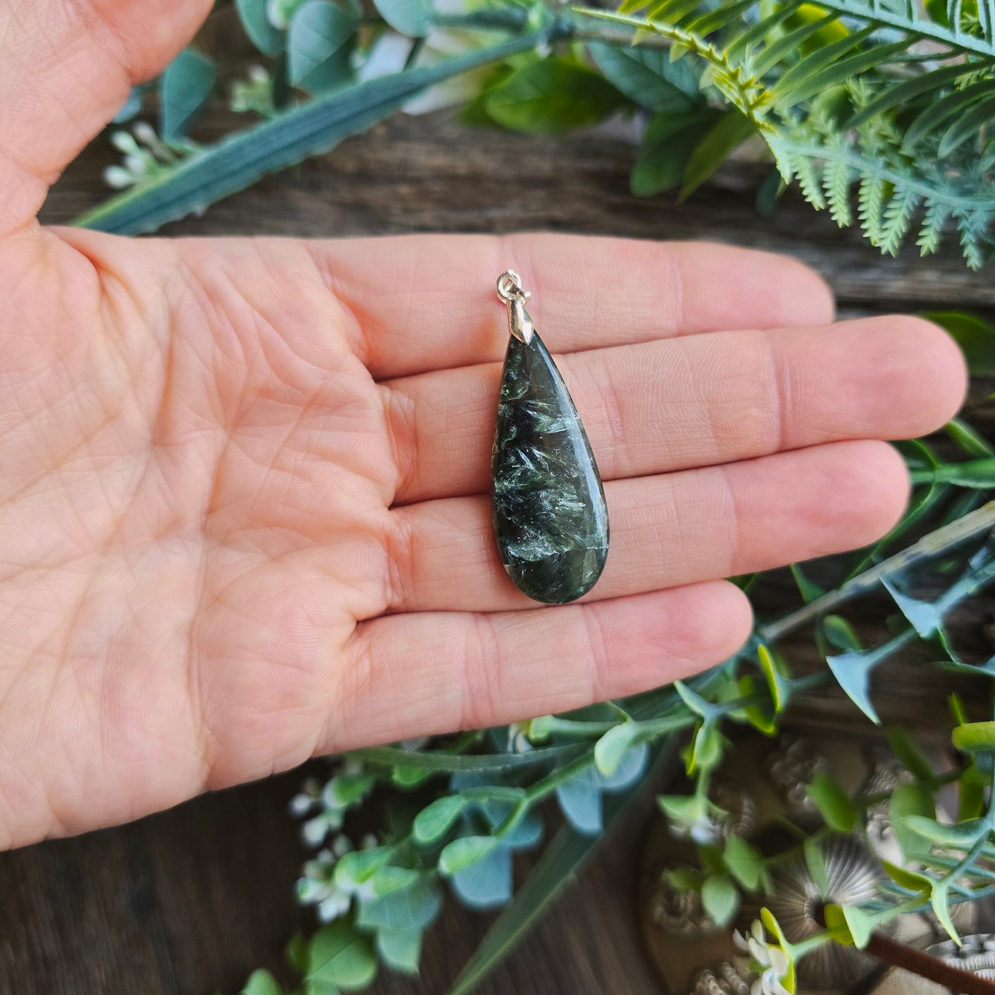 Pendentif en Séraphinite - n°1
