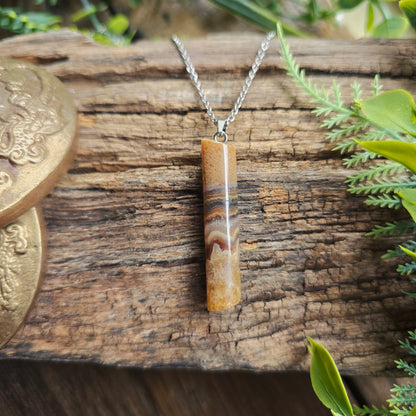 Pendentif Totem en Agate - n°1