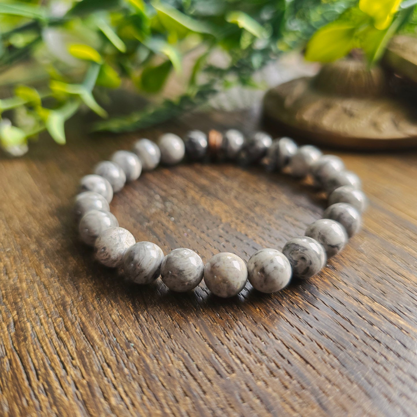 Bracelet en Jaspe map - 8mm