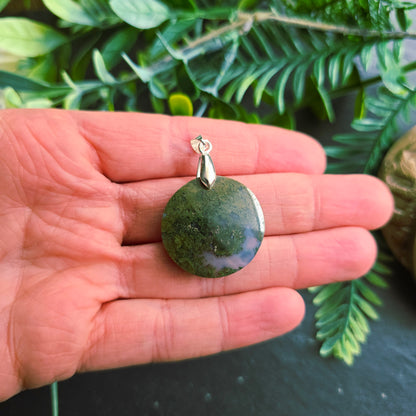 Pendentif en Agate mousse - n°8