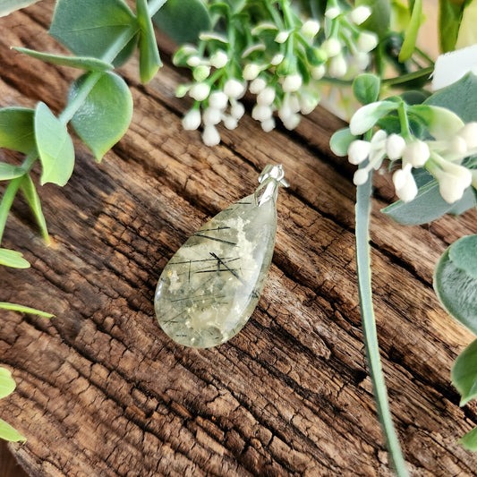 Pendentif en Préhnite - n°1