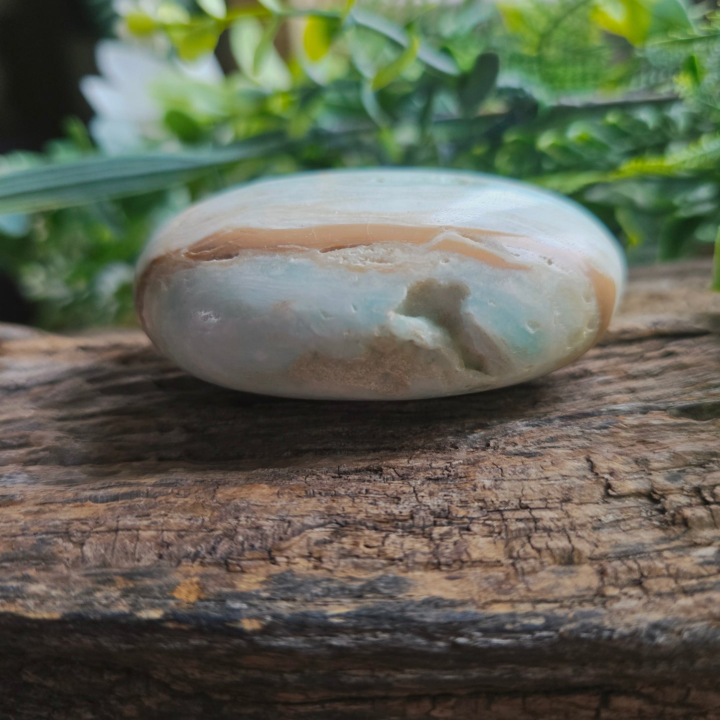 Galet en Aragonite bleue - n°1