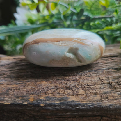 Galet en Aragonite bleue - n°1