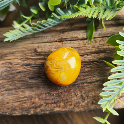 Galet en Agate orange - n°1