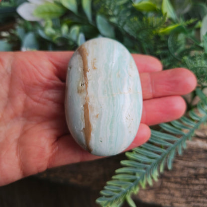 Galet en Aragonite bleue - n°1