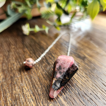 Pendule en Rhodonite