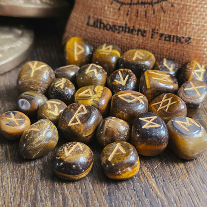 Runes en Œil de tigre