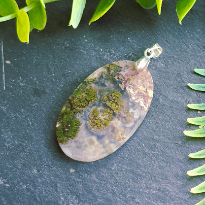 Pendentif en Agate mousse - n°5