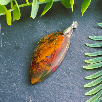 Pendentif en Agate mousse - n°4