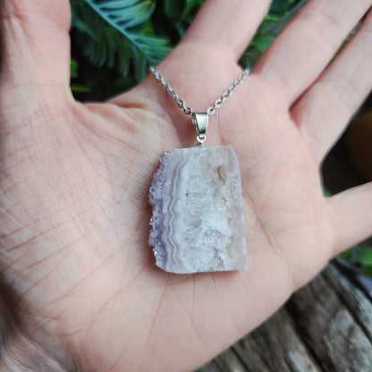 Pendentif en Améthyste brute n°1