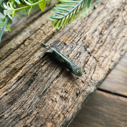 Pendentif Totem en Séraphinite - n°4