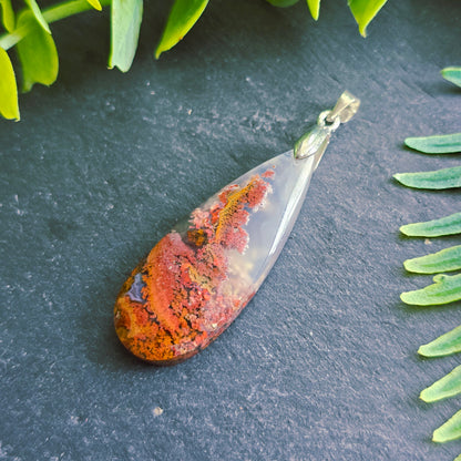 Pendentif en Agate mousse - n°9