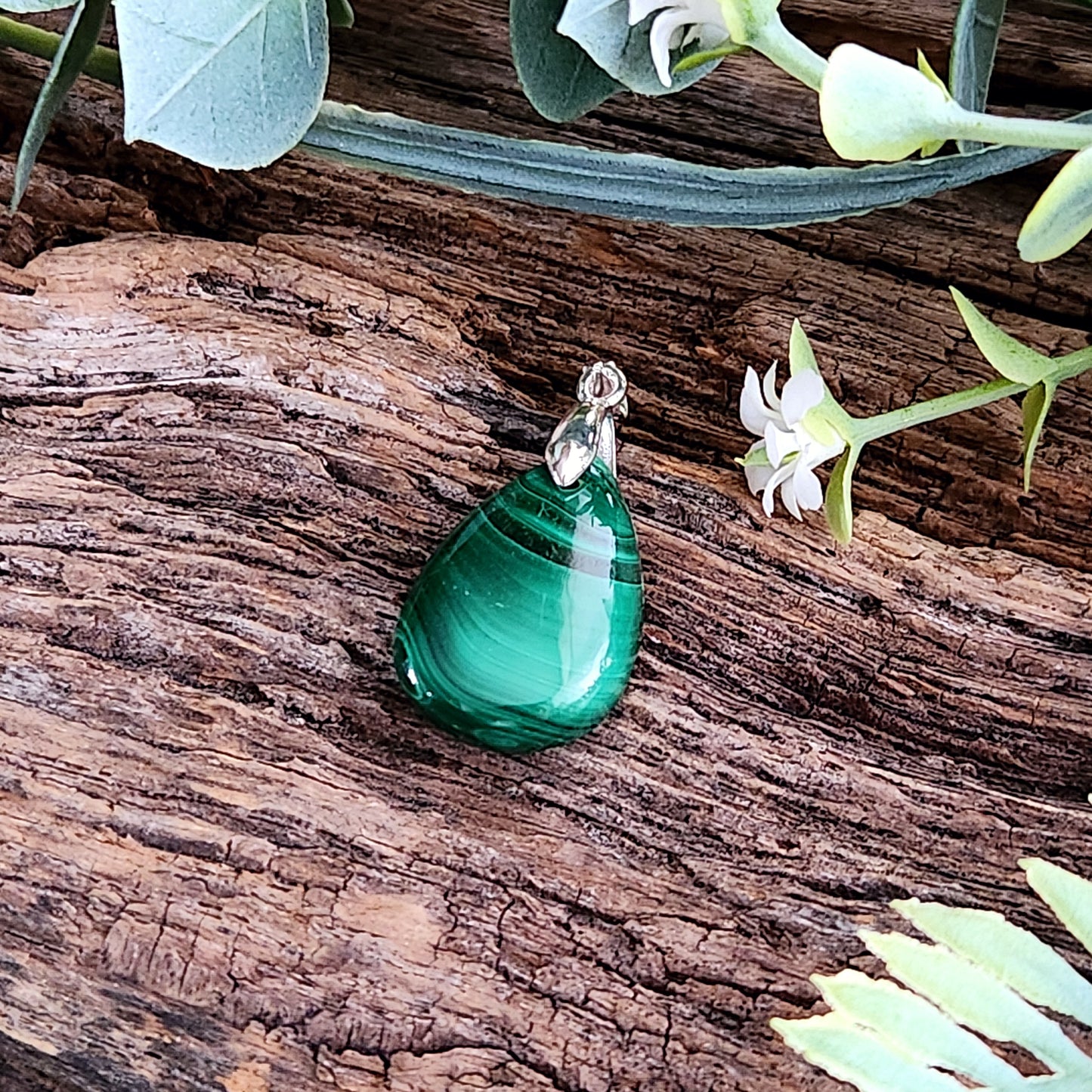 Pendentif en Malachite - n°10
