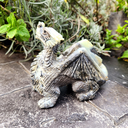 Sculpture de Dragon en Jaspe - n°4