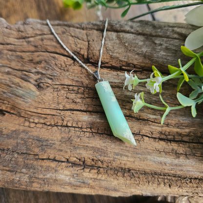 Pendentif Totem en Chrysoprase - n°2