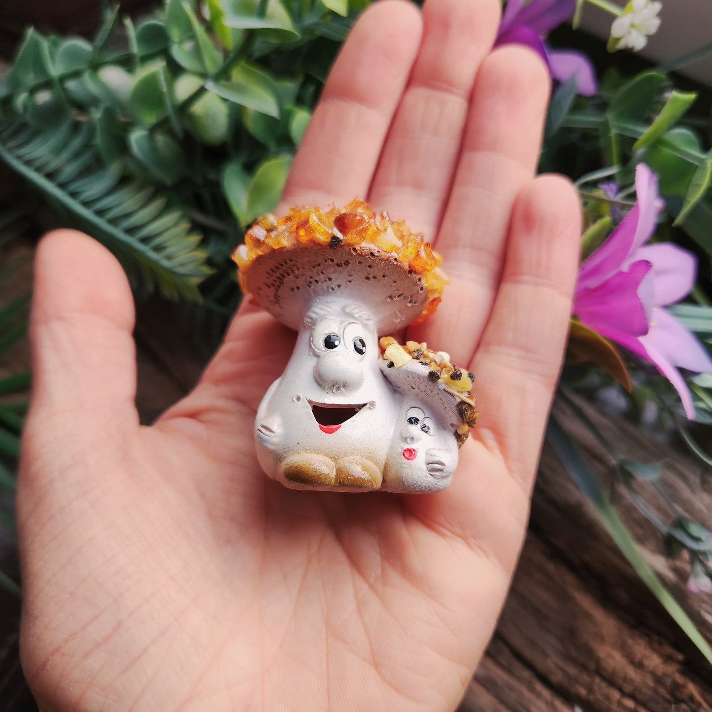 Champignons en Ambre