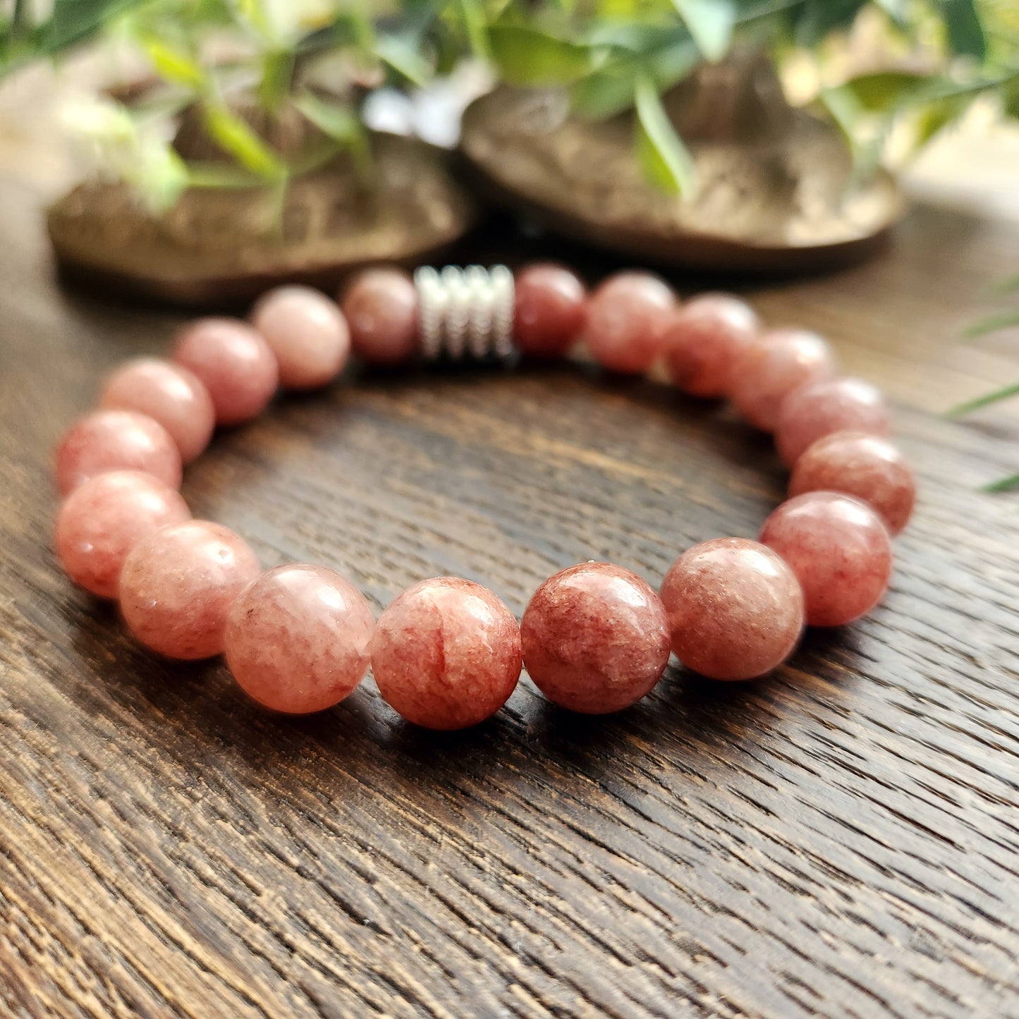 Bracelet en Quartz fraise - 10mm