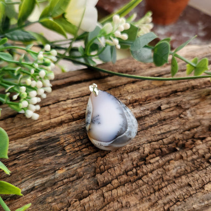 Pendentif en Agate dendritique - n°1