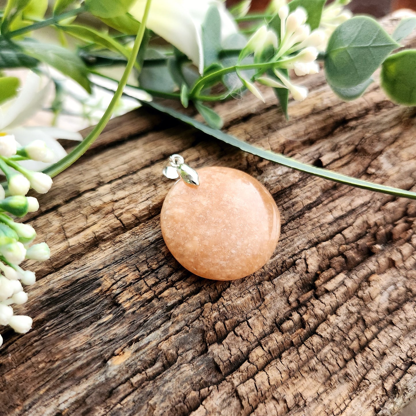 Pendentif en Amazonite pêche - n°2