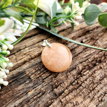 Pendentif en Amazonite pêche - n°2