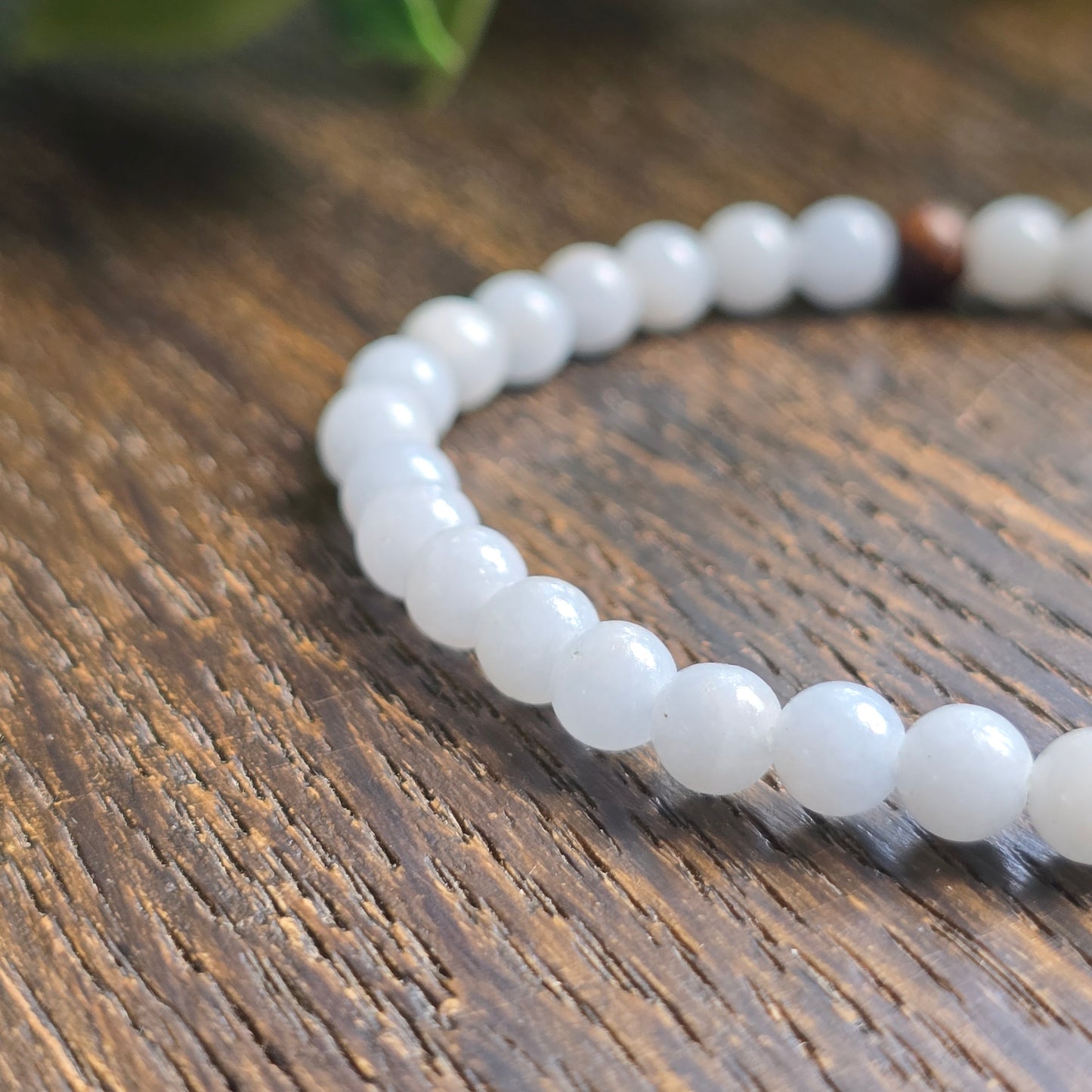 Bracelet enfant en Angélite - 4mm