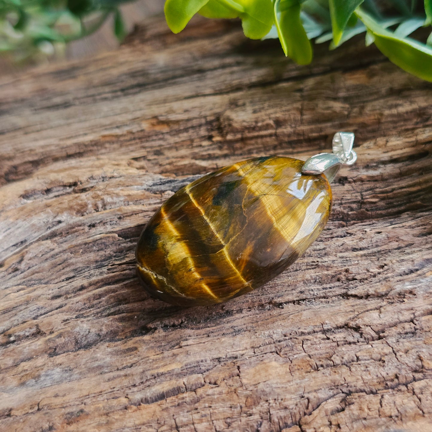 Pendentif en Œil de tigre - n°6