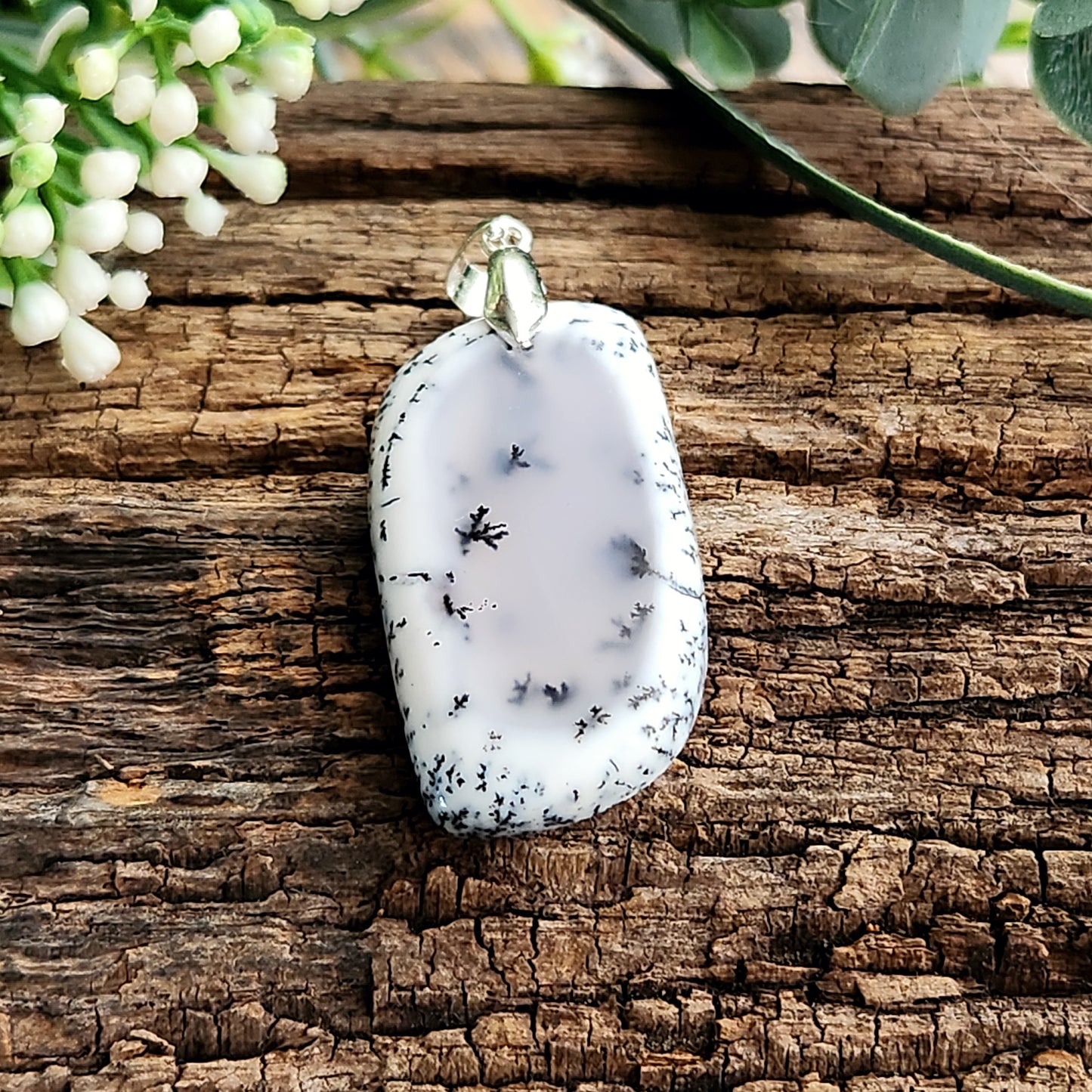 Pendentif en Agate dendritique - n°2