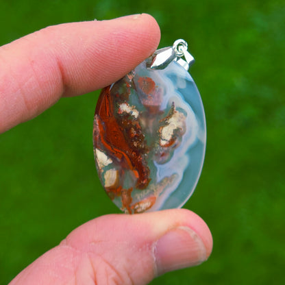 Pendentif en Agate mousse - n°3