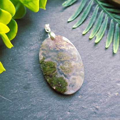 Pendentif en Agate mousse - n°5