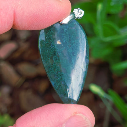 Pendentif en Agate mousse - n°2