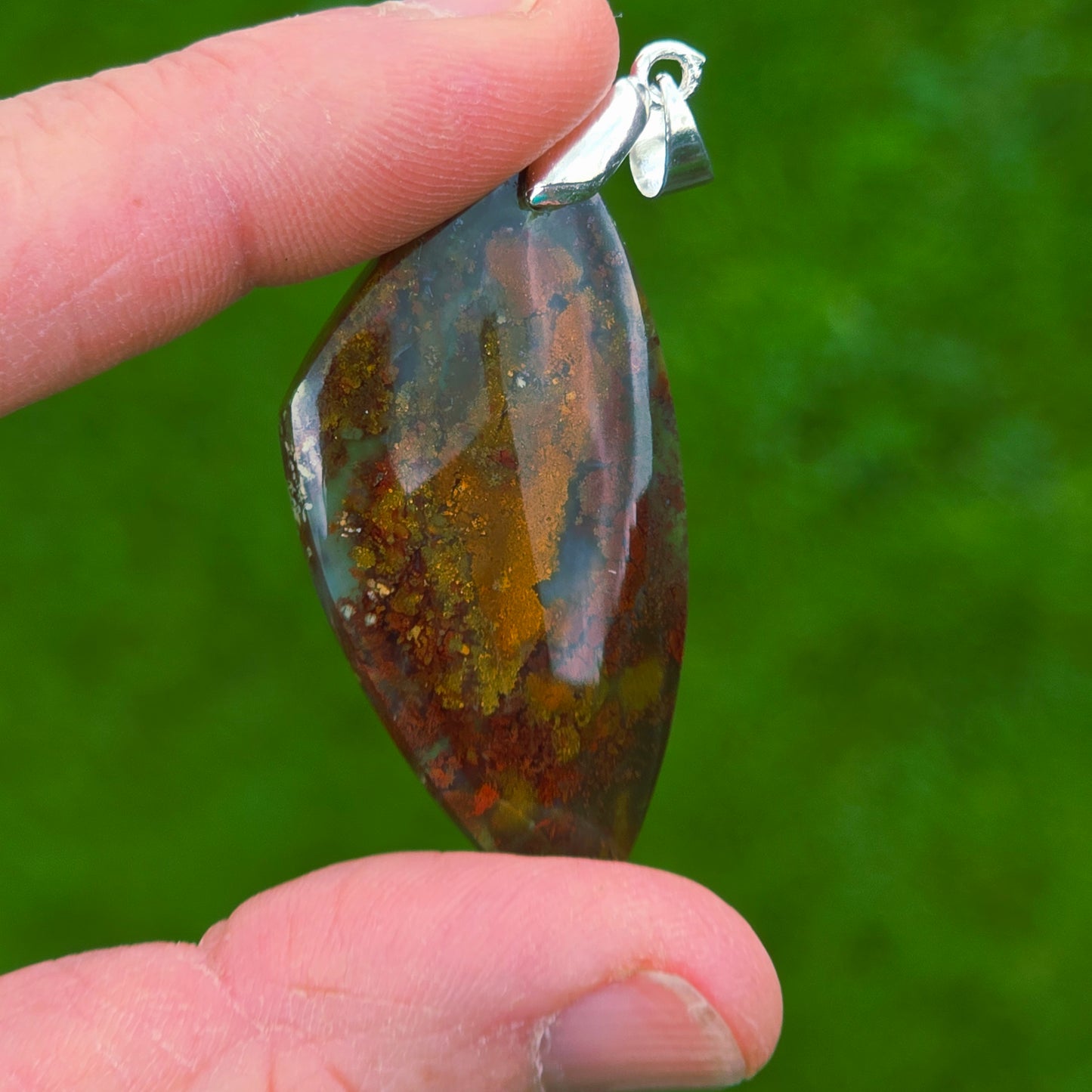 Pendentif en Agate mousse - n°4