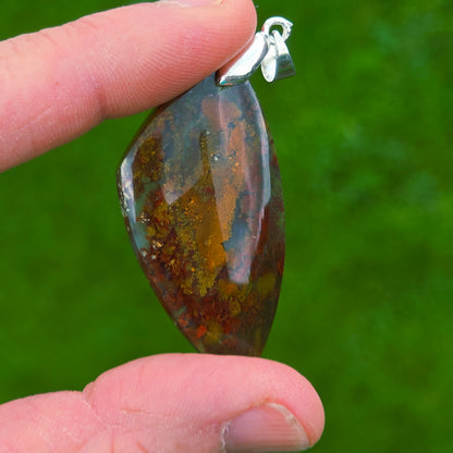 Pendentif en Agate mousse - n°4