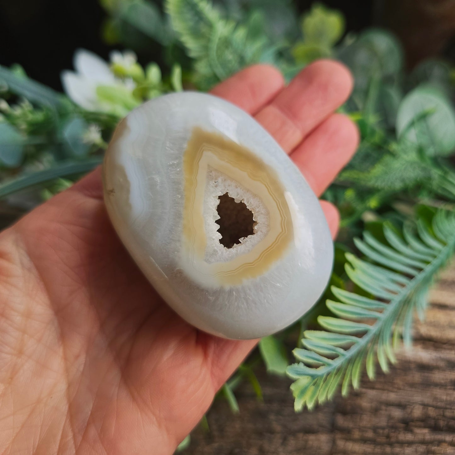 Galet en Agate cristallisée - n°2