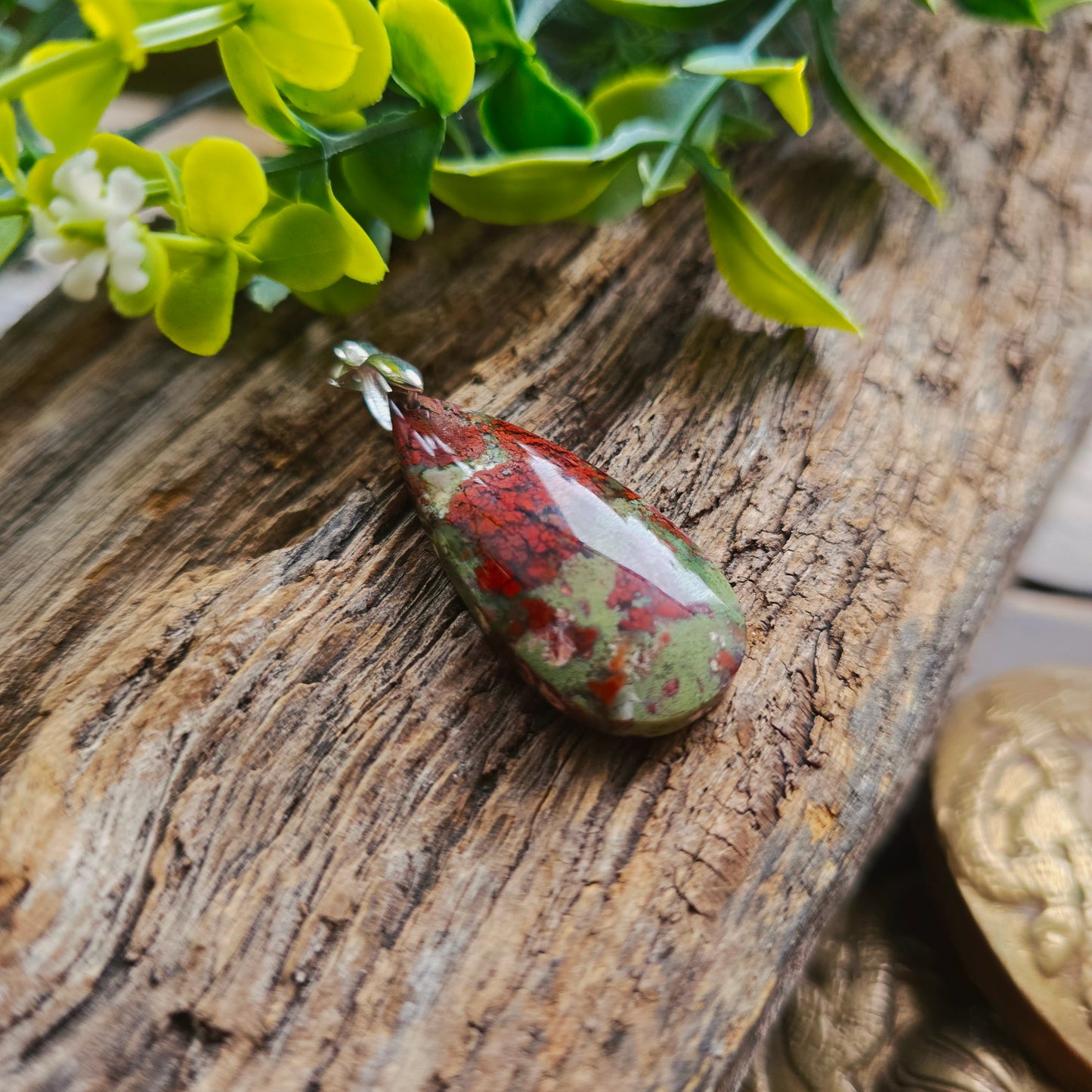 Pendentif en Agate mousse - n°2