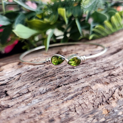 Jonc en Péridot - Argent 925