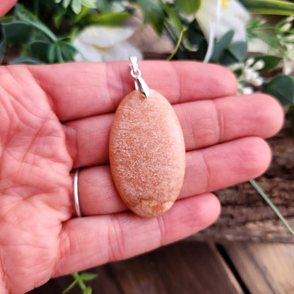 Pendentif en Amazonite pêche - n°1