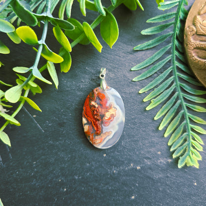 Pendentif en Agate mousse - n°3