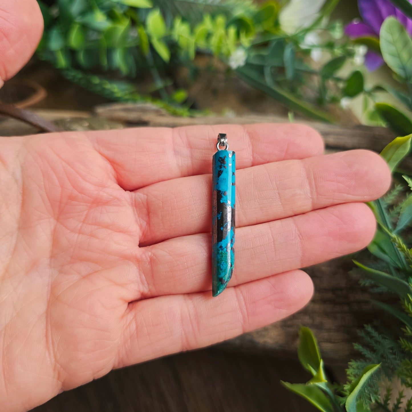 Pendentif Totem en Turquoise - n°3