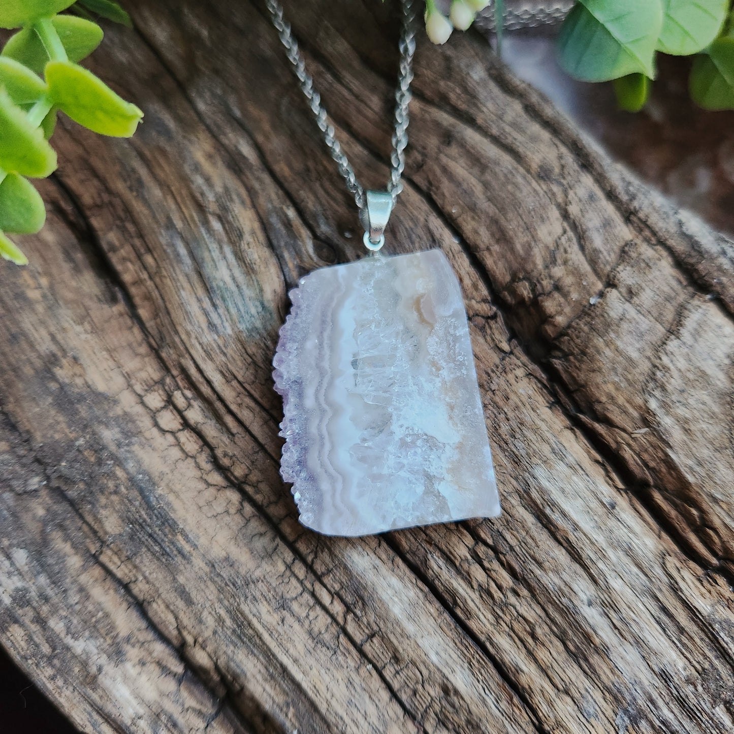 Pendentif en Améthyste brute n°1