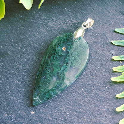 Pendentif en Agate mousse - n°2