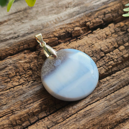 Pendentif en Opale bleue owyhee - n°1