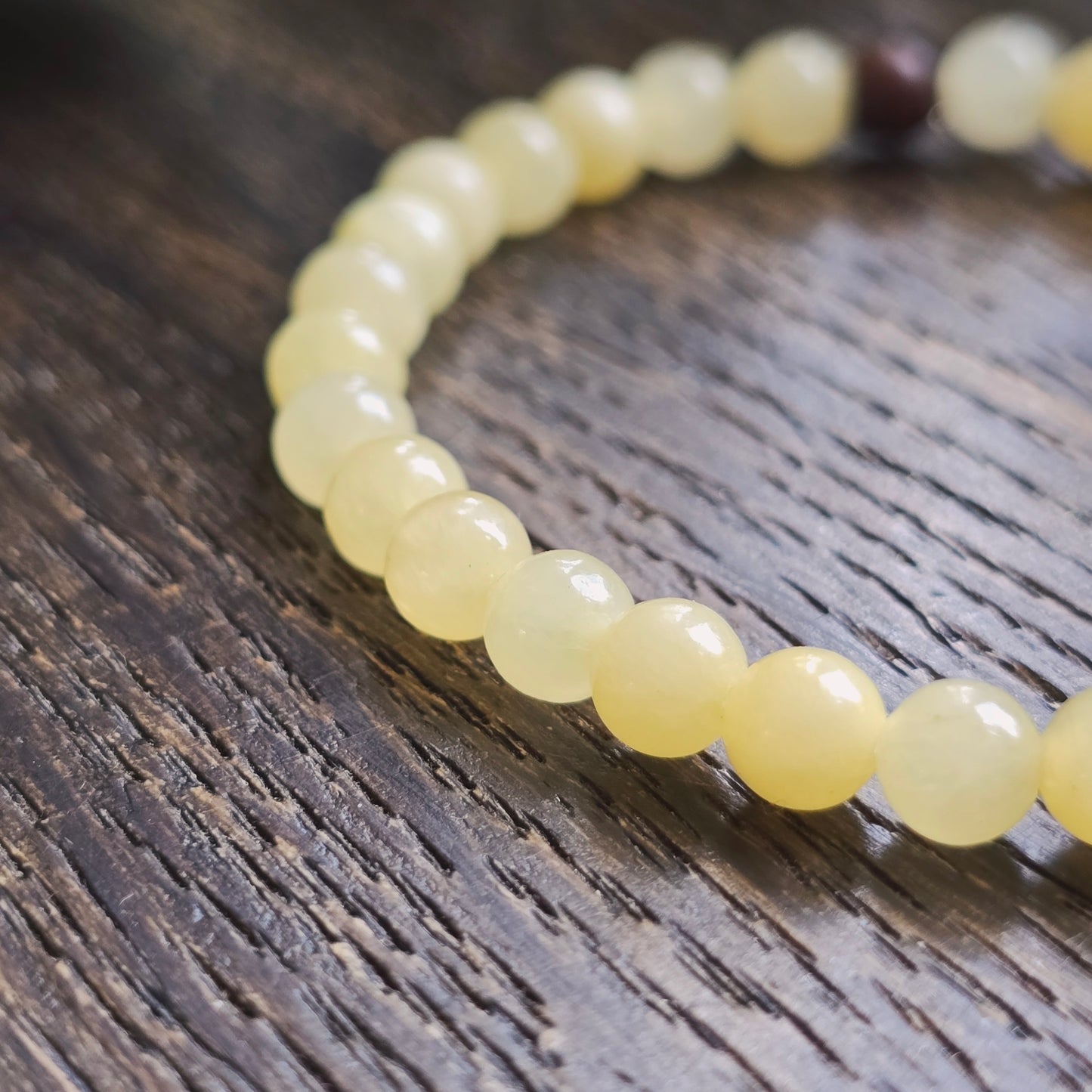 Bracelet en Calcite orange - 4mm