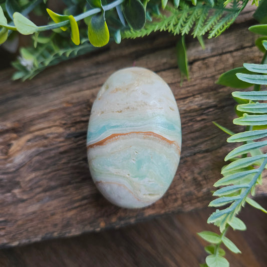 Galet en Aragonite bleue - n°2