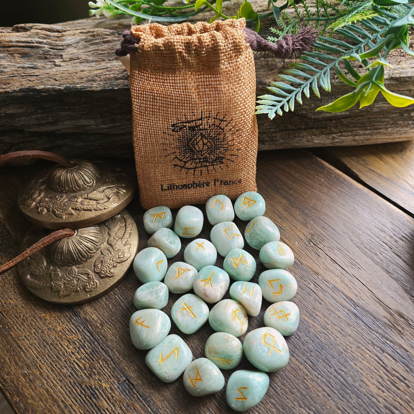 Runes en Amazonite